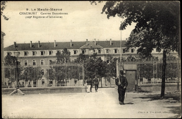 Caserne du 109ème régiment d'infanterie à Chaumont 