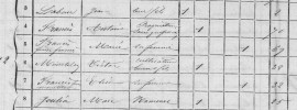 AD34 - Recensement Oupia 1856 - vue 3/16