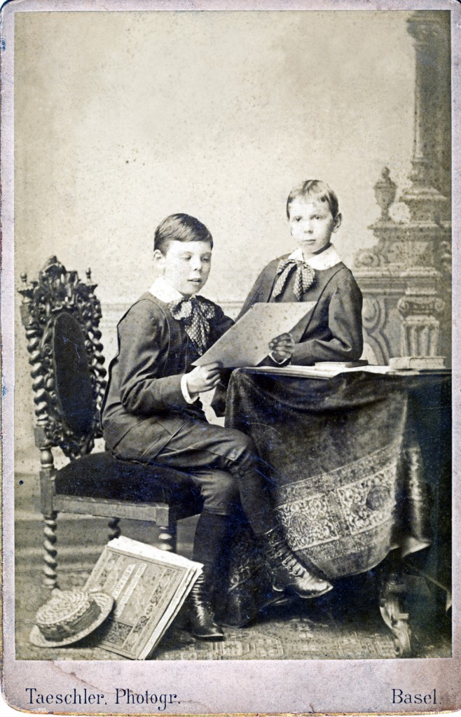 Christian et Daniel Karcher - Bâle - propablement 1884 ou 1885