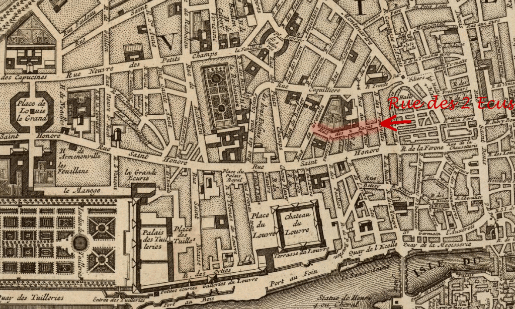 Plan de Paris 1746 - David Rumsey historical map collection
