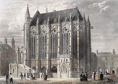 La Sainte Chapelle - gravure de 1846