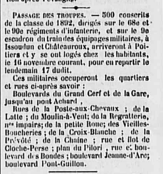 AD86 - Journal de la Vienne Novembre 1893 - vue 20/52