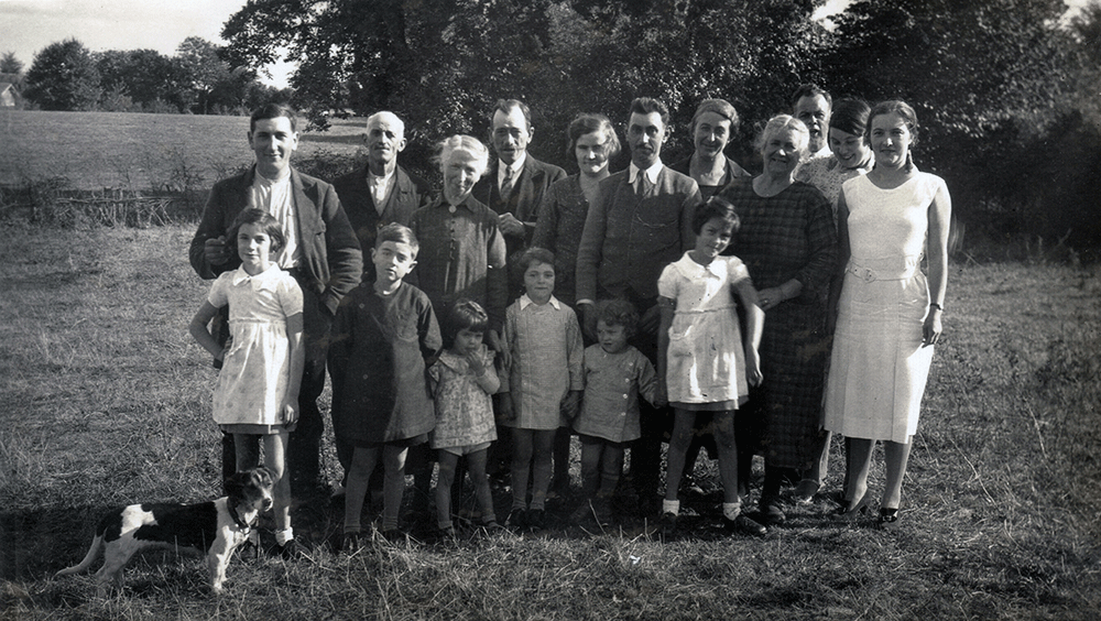 Ca 1936 - La famille Reau - Collection privée