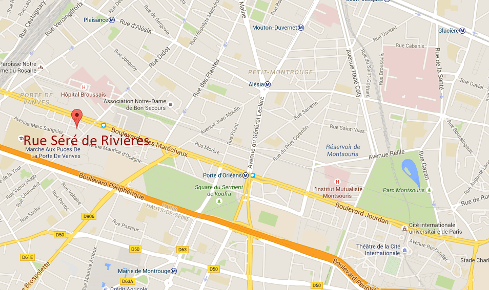 Paris 14ème - Google Maps
