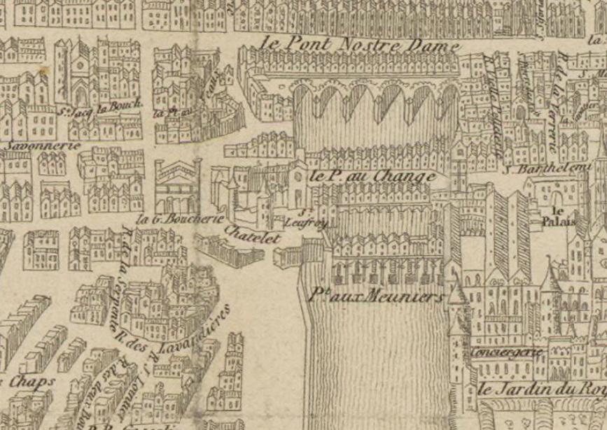 Gallica Paris depuis Charles V jusqu'à Charles IX d'après le plan de l'abbaye St Victor 