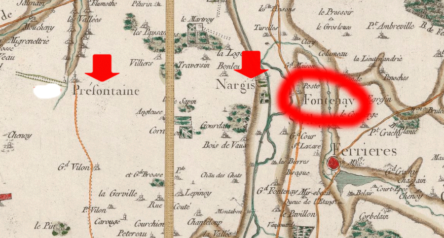 Gallica - Carte générale de la France. 008, [Orléans]. N°8. Flle 10e / [établie sous la direction de César-François Cassini de Thury] 