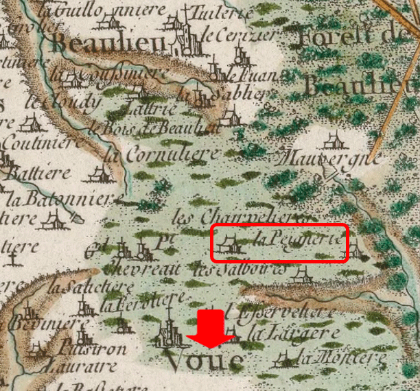 Gallica - Carte générale de la France. 100, [Luçon]. N°100. Flle 94 / [établie sous la direction de César-François Cassini de Thury] 