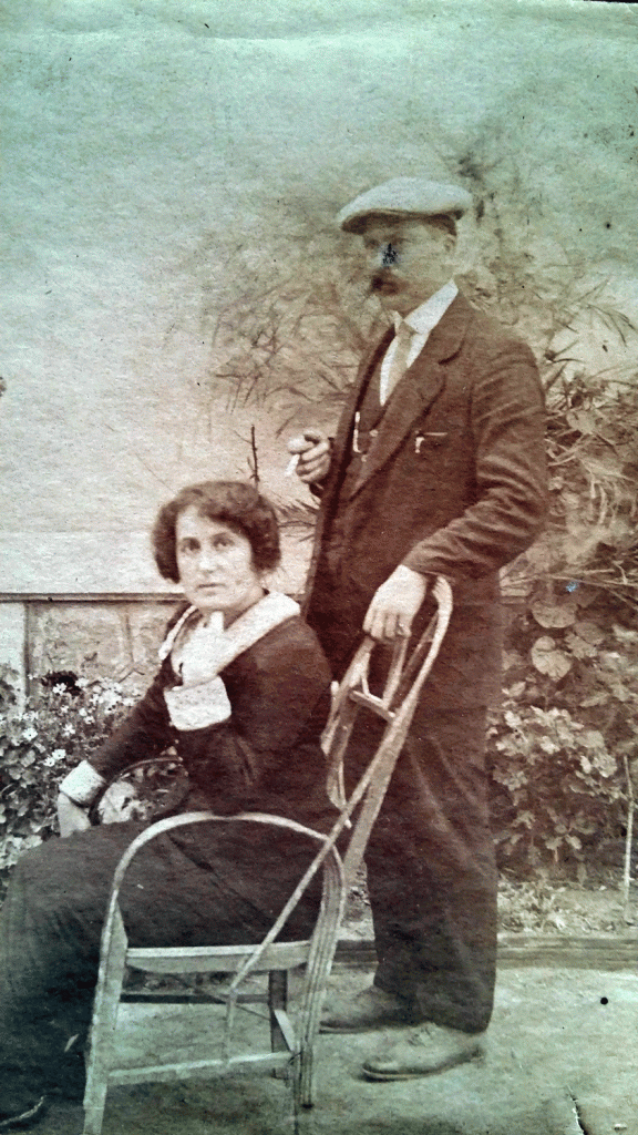 Photo de Jean Joseph Billard et de sa seconde épouse Caroline Paulin