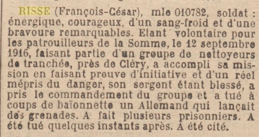 C’était en 1918 – Gaston Billard et Marcelle Risse