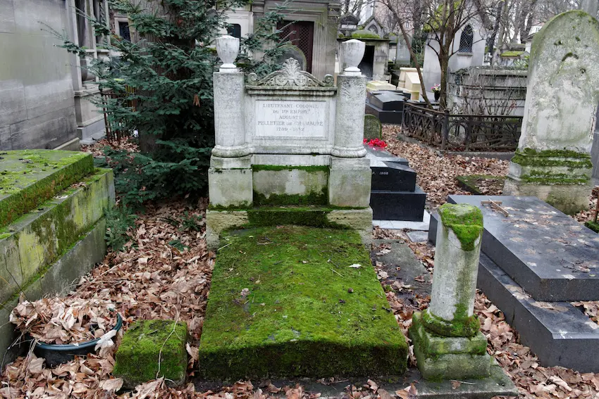 Tombe de Laurent Augustin Pelletier de Chambure au cimetière du Père Lachaise
